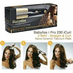 BaByliss Paris Catok iPro230/ - iCurl Hairdresser Straightener - Hitam