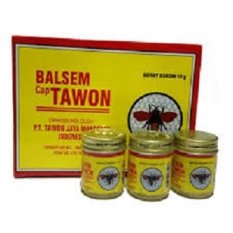 Balsem Gosok Cap Tawon Asli Khas Makassar isi 12 Pcs