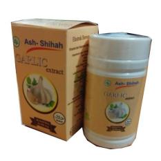 Bawang Putih - Ash Shihah - Garlic Extract - 1 Botol - 60 Kapsul 500 mg - Obat Hipertensi / Darah Rendah / Sakit Kepala