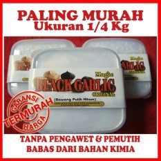 BAWANG PUTIH HITAM TUNGGAL 1/4 KG- BAWANG HITAM LANANG -BLACK GARLIC