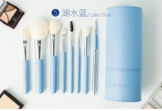 Beauty Artisan Riasan Kuas Set Pemula 8 Penuh Set Alat Membuat-Hingga dengan Tabung Penyimpanan Membuat-Hingga brushes-Internasional