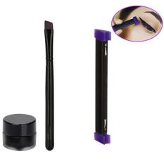 Bellamall: 3 In 1 Kuas Kuas Bulu Stamp Seal Mata Makeup Kosmetik Tool dengan Brush