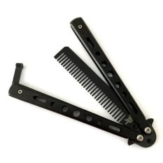 Benchmade Balisong Butterfly Comb / Sisir Lipat Stainless Steel.