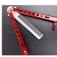 BENCHMADE COMB RED (MERAH)/ BALISONG / SISIR POMADE / BUTTERFLY COMB / SISIR PISAU
