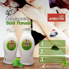 Bibit Pemutih Whitening Lotion Pemutih Badan BPOM 100ml - 1 Pcs + Free Ikat rambut Polkadope - 1 Pcs