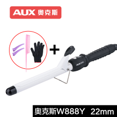 Besi Besar Tidak Lurus Lurus Lurus Gesper Hairpin Shop Rambut Tarik Tongkat Coil Ikal dengan Rambut Lembar Setrika Daya generasi Volume Dua (Hitam dan Putih LCD Wen Kong 22 MMS) -Internasional