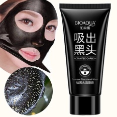 Bioaqua Carbon Active Charcoal Black Mask / Masker Pengangkat Komedo Original - 1pcs
