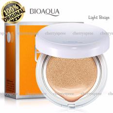 Bioaqua BB Cream Air Cushion Bedak Wajah with SPF50++ Krim BB Cushion Dengan Tabir Surya Menyejukan Kulit - Light Beige