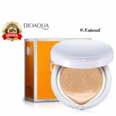 Bioaqua BB Cream Air Cushion Bedak Wajah with SPF50++ Krim BB Cushion Dengan Tabir Surya Menyejukan Kulit - Natural