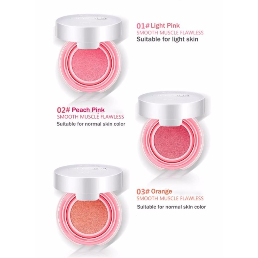 Bioaqua Blush On Cushion Smooth Muscle Flawless #3 - Orange Bioaqua Blush On Cushion Smooth Muscle Flawless #3 - Orange