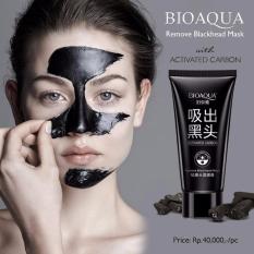 Bioaqua Carbon Active Charcoal Black Mask / Masker Pengangkat Komedo Original / Masker Anti Komedo Masker Arang Komedo Masker Karbon Aktif Masker Pengangkat Komedo Bersih Komedo