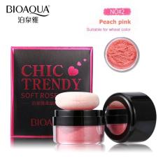 Bioaqua Chic Trendy Soft Rose Blush On Powder Original - Perona Pipi No#2 Peach Pink