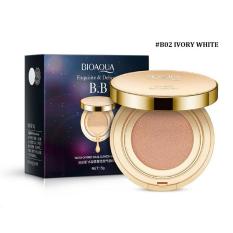 Bioaqua Exquisite and Delicate BB Cream Air Cushion Pack Gold Case SPF 50++ Foundation Make Up-Ivory White