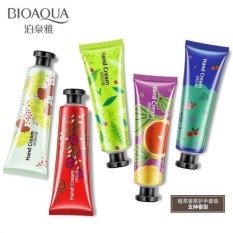 BIOAQUA HAND CREAM 1pack isi 5 btl dengan aroma berbeda
