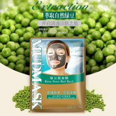 Bioaqua Mud Mask Mung Bean Essence + High Mineral Mud - Masker Lumpur Wajah - 20gr