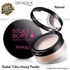Bioaqua Original Bedak Tabur Silky Soft Honey Powder Matte Loose Powder Ekstrak Madu Make Up Wajah Lebih Cantik Varian Natural