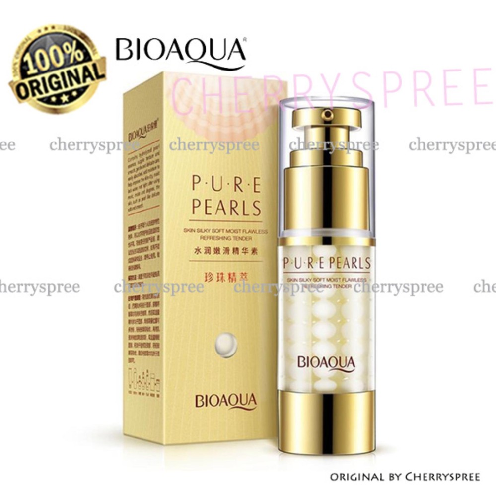 BIOAQUA Pure Pearl Whitening Face Cream Skin Care Hyaluronic Acid Deep Moisturizing Anti-Aging Wrinkle Free Face Care Essence Cream Original