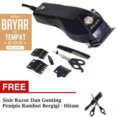 BISA BAYAR DI TEMPAT Hair Clipper Alat Cukur Potong Gunting Rambut Hitam