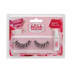 Blink Charm Eyelashes (Natural Flair 3) - Human Hair Bulu Mata Palsu