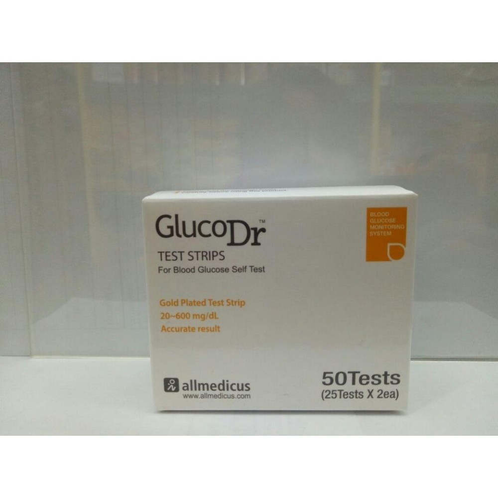 Blood Glucose Strips -GLUCO DR Isi 50 Strips - BIO SENSOR