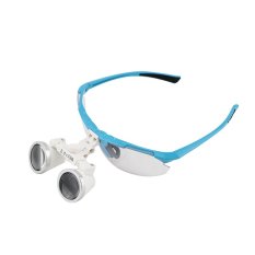 Blue 2.5X 320mm Dentist Dental Surgical Medical Binocular Loupes Optical Glass Loupe(...)