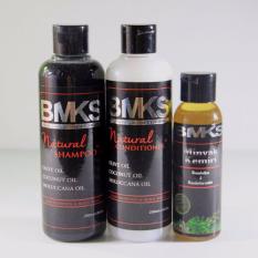 BMKS Paket 3 in 1 Shampoo + Conditioner + Minyak Kemiri