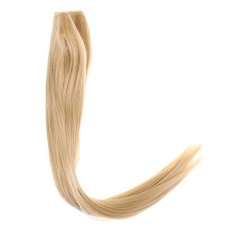 BolehDeals One Piece Klip Dalam Remy Ekstensi Rambut Manusia 3/4 Full Head Light Gold-Intl