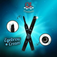 BPOM QL EYEBROW CREAM ALIS LIQUID - Pensil Alis Cair Waterproof / Tahan Air - Warna Coklat 1pc