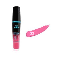 BPOM QL Lipcream Matte - Lip Cream / Lipstick Cair - 22 Pink Me