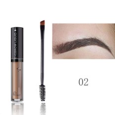 Brand Eye Brow Tint Cosmetics Waterproof Cat Tahan Lama Eyebrow Black Brown Pensil Alis Gel Makeup 02 Warna-Intl