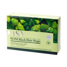 BSY Noni BPOM Black Hair Shampo Penghitam Rambut - Isi 20 Sachet