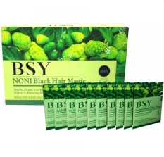 BSY Noni Shampo 1 box isi 20 Sachet strip hijau BPOM 100% Ori