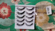 Bulu Mata Palsu Isi 5 Model Silang Natural Bervolume