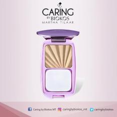 Caring By Biokos No More Shine Dual Action Cake 02 Silky Gold - Untuk Kulit Berminyak