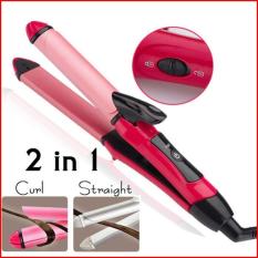 Catok Nova 2 in 1 Lurus dan Keriting Mini - Curly Straight Catokan Pelurus Rambut