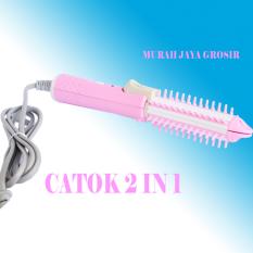 Catok Sonar Blow SN 013 Catok Rambut Portable 2 in 1 / Cepat Panas Pink