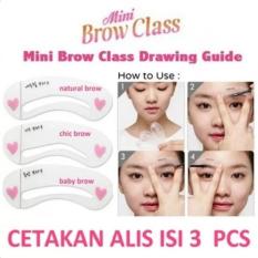 CDS Mini Brow Class Cetakan Alis Isi 3 Pcs - 1 Pcs