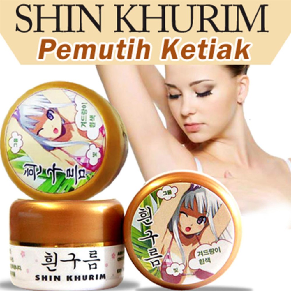 CDS - Shin khurim Korea Cream Pemutih Ketiak Dan Selangkangan ORIGINAL 100%