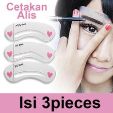 Cetakan Alis Mini Blow Class / Alat Cetak Alis / Eyebrow Template (isi 3 pcs)