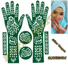 Cetakan Mahendi Stiker Tangan Henna