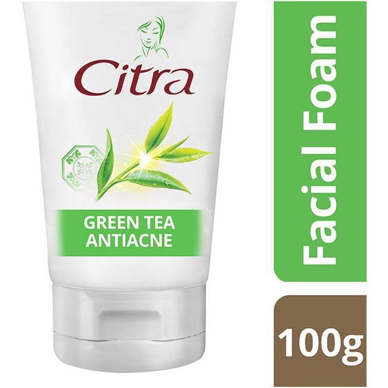 CITRA Facial Foam Green Tea Anti Ancne 100g