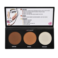 City Color Effects Palette - Contour Bronze Highlight