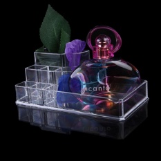 Clear Acrylic Cosmetic Jewelry Makeup Organiser Drawer Box Case Stand No7