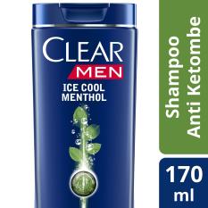 CLEAR MEN SHAMPOO ANTI KETOMBE ICE COOL MENTHOL 170ML