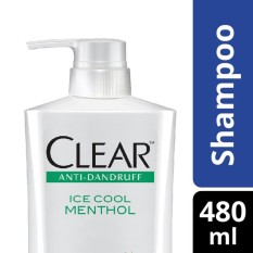 Clear Shampo Anti Ketombe Ice Cool Menthol 480ML