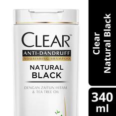 Clear Shampo Anti Ketombe Natural Black 340ML