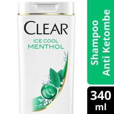 Clear Shampoo Anti Ketombe Ice Cool Menthol 340Ml