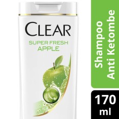 CLEAR SHAMPOO ANTI KETOMBE SUPERFRESH APPLE 170ML