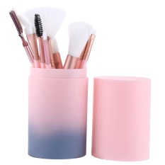 Harga Clearance ASTAR 12 Pcs Riasan Brushes Set Foundation Pencampur Tersipu Malu Concealer Mata Wajah Kuas Bibir (Netral) -Internasional