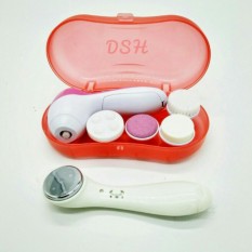 DSH Paket CNAIER 4 in 1 Alat Make Up Perawatan Wajah Dan Kaki Facial Massager Cleanser Dan Setrika Wajah Ion